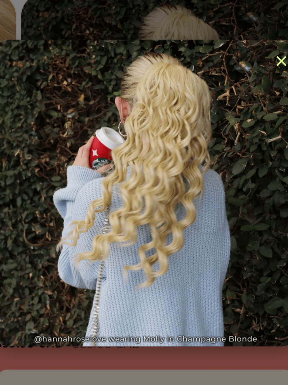 Insert Name Here INH Molly Clip in Ponytail Extension